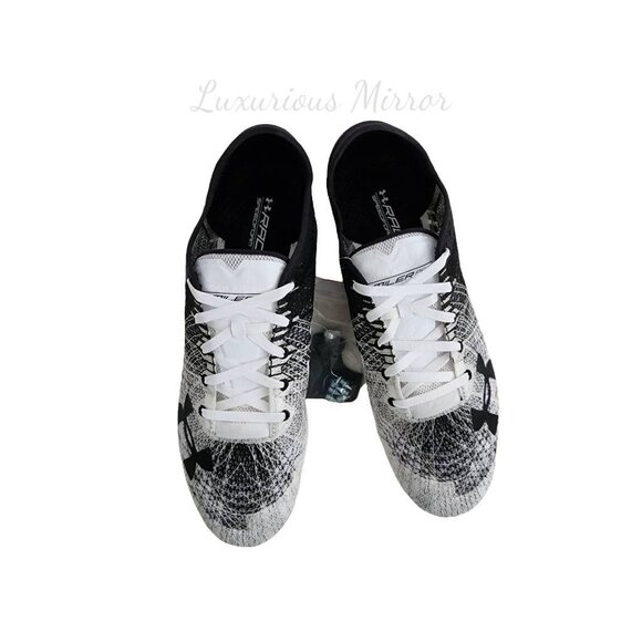 Under Armour Track Shoes Speedform Miler Spikes 2 White 3000020-101 Mens 11M New - Picture 2 of 7